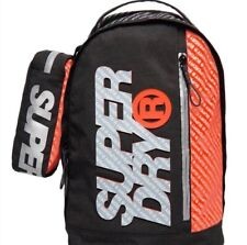 Superdry Code Mtn Tarp Logo Branded Backpack Adjustable Straps Bag