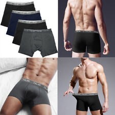 Men Spandex Thong Boxers Pouch Boxer Brief Underwear Stretch Cheeky Trunks  Pants