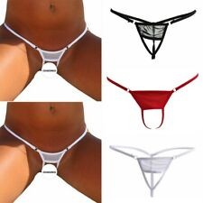 Womens Sexy Low Rise Micro Back G-String Thongs T-Back Tiny Panties  Underwear