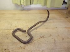 Primitive Hand Forged Hay Hook Blacksmith Made Rustic Farm Tool